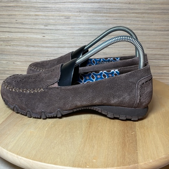 Skechers Women's Size 7 Expressway Suede chocolate Slip On Loafer - Picture 5 of 10